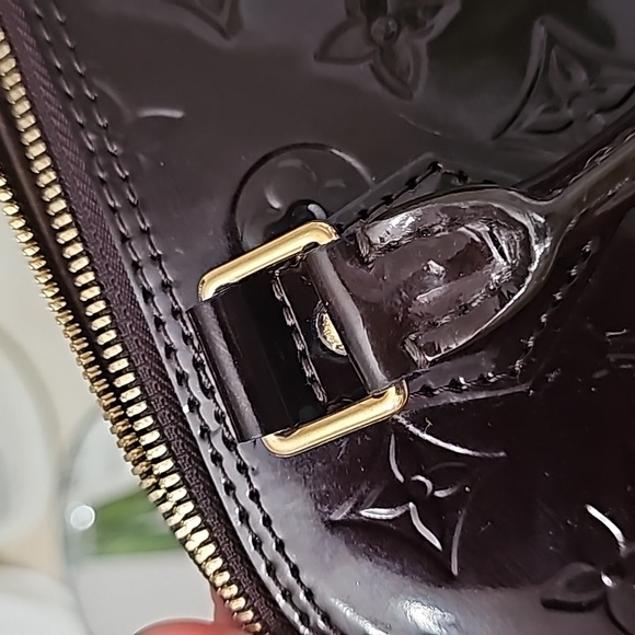 #0050-1108 LOUIS VUITTON MONOGRAM VERNIS ALMA HANDBAG - Picture 10 of 10